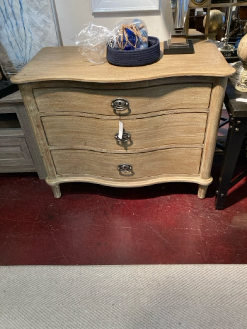 Restoration Hrd. Wood 3 Drawers Greige Dresser/Chest