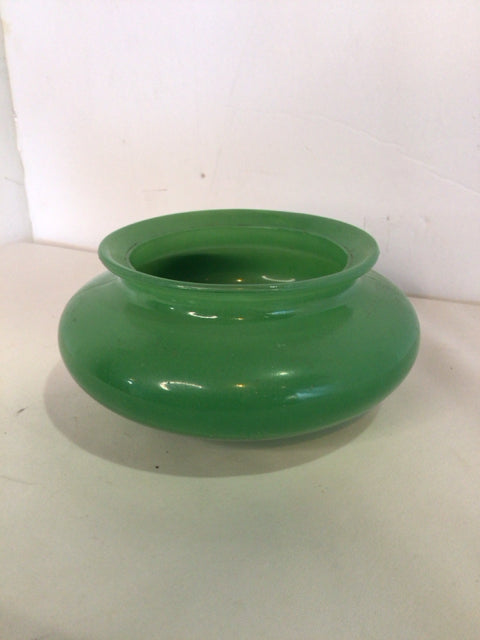 Vintage Green Glass Bowl
