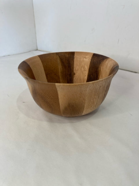 Brown Acacia Wood Bowl