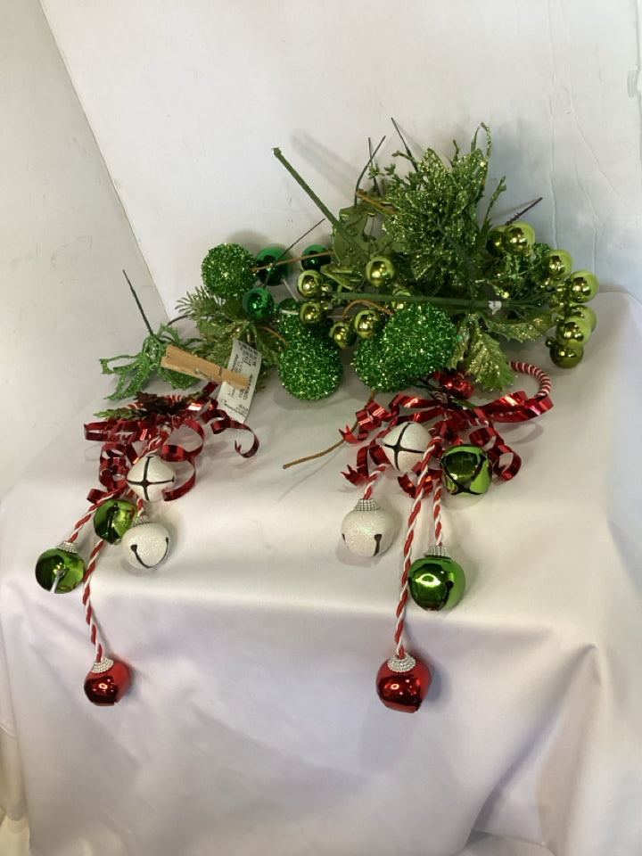 Bag of Green Glitter Holiday Item