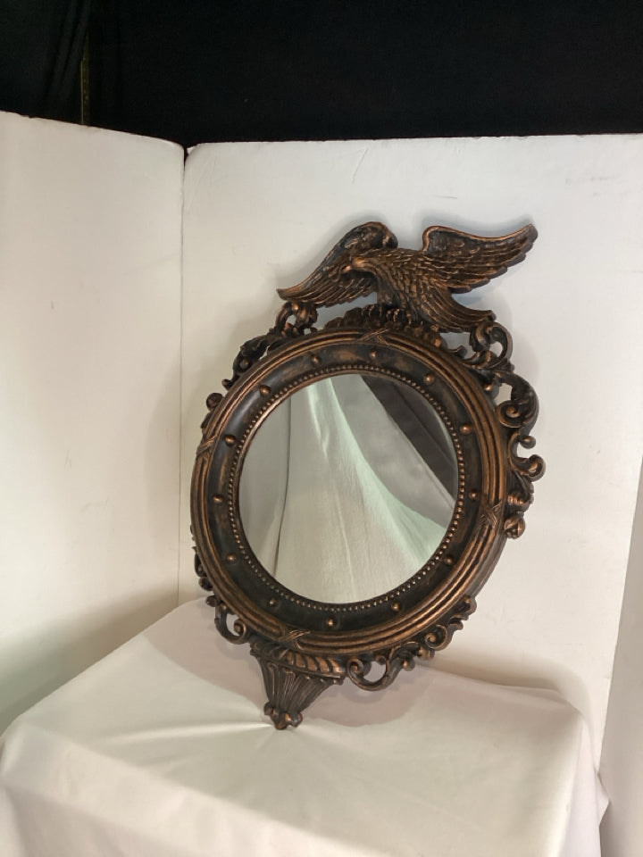 Bronze Plastic Eagle Mirror