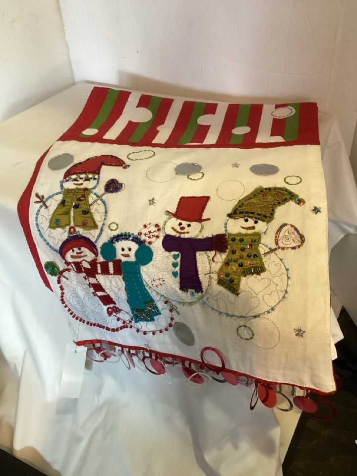 Runner Multi-Color Snowman Holiday Item