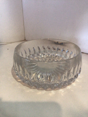 Clear Cut Crystal Bowl