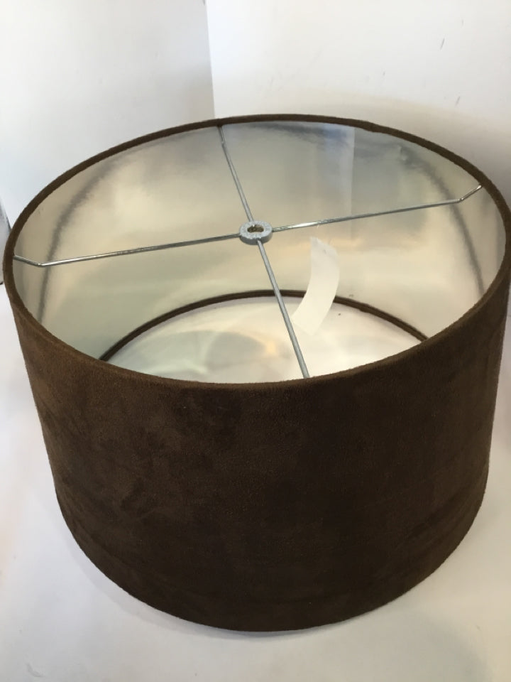 Brown Drum Lamp Shade