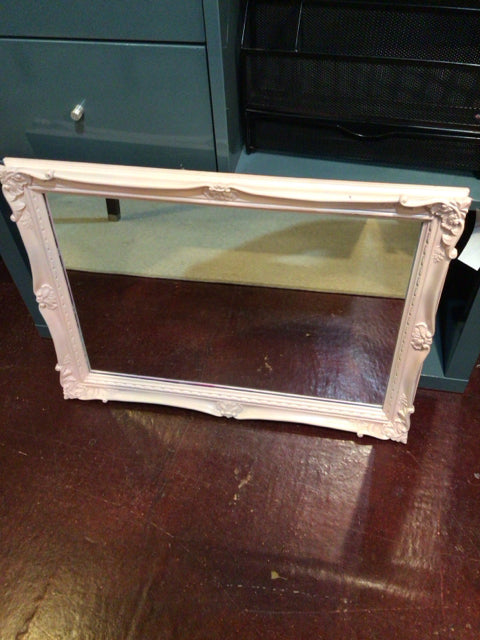 Pink Wood Mirror