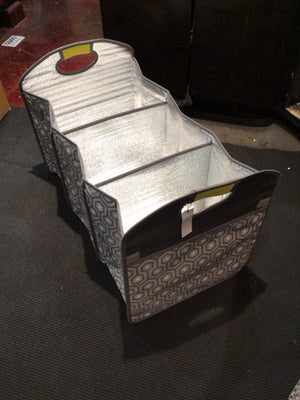 Gray Fabric 3 Panel Cooler