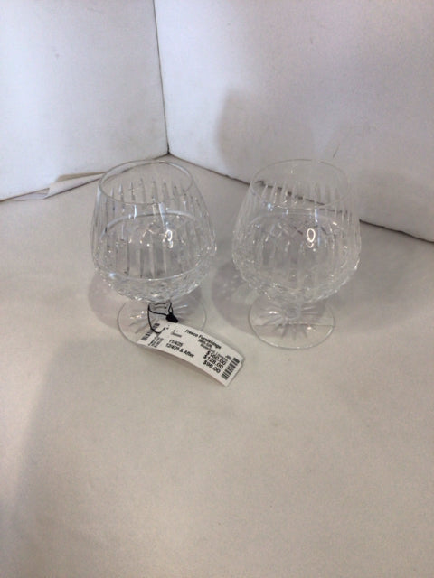 Waterford Lismore Crystal Pair Glasses