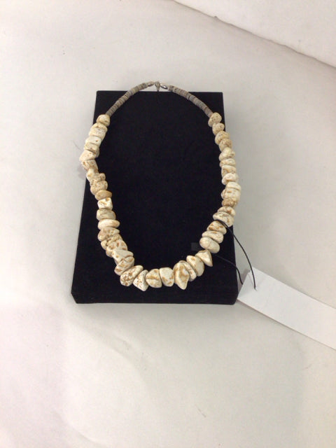 White Stone Necklace