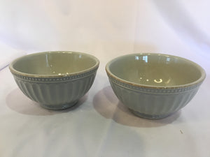 Lenox Set of 2 Gray Ceramic Bowl Set