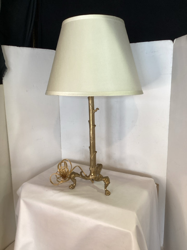 Brass Bamboo Lamp