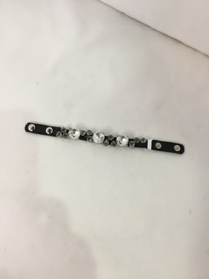 Black Rhinestone Bracelet