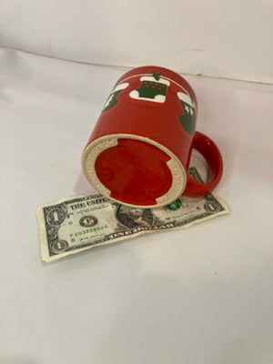 Waechtersbach Vintage Red/Green Ceramic Mug Stocking Holiday Item