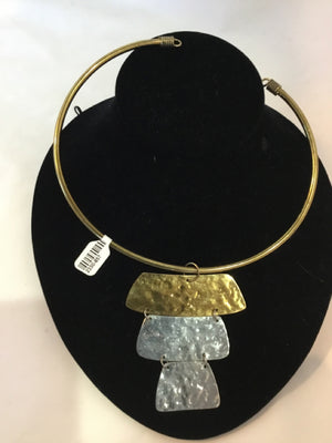 Gold/Silver Choker Necklace