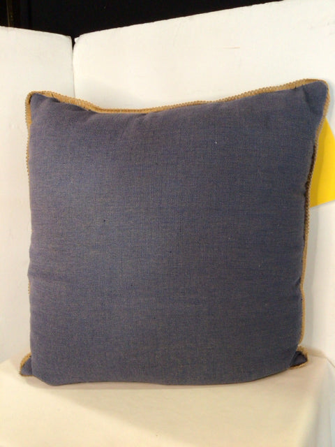 Blue/Tan Pillow