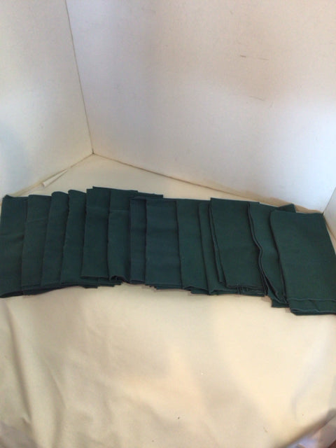 Set of 12 Green Napkins