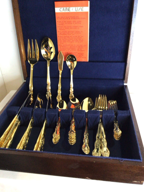 Gold Plated Gold In Box Silverware