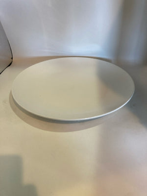 White Stoneware Plate