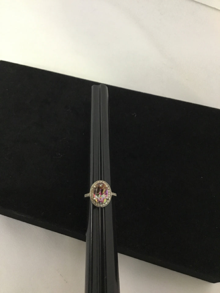 Purple Rhinestone Ring
