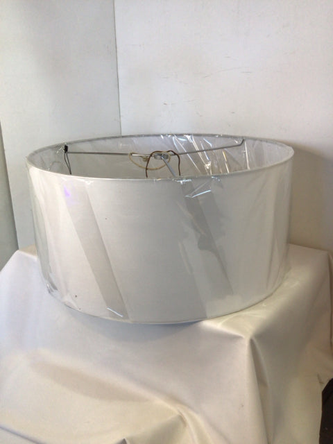 White Linen Lamp Shade