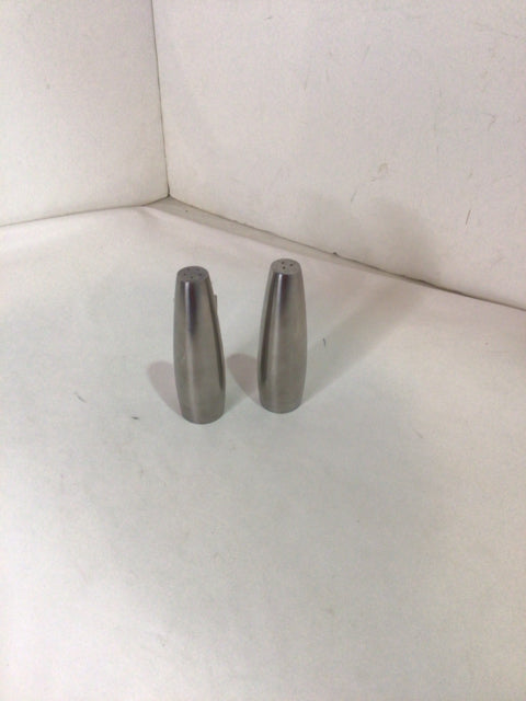 Dansk Silver Stainless Steel Salt & Pepper