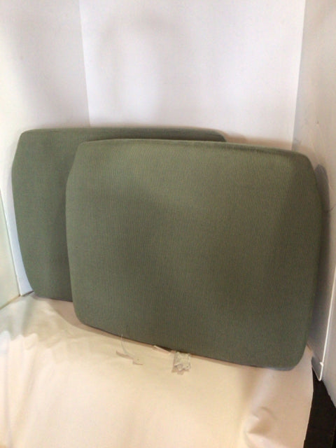 Sunbrella Pair Green Cushion Set