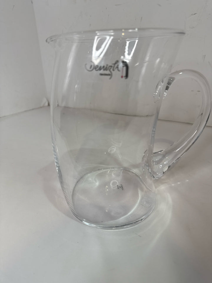 Denizlli Clear Glass Pitcher