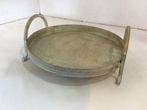 Gold Metal Circle Tray