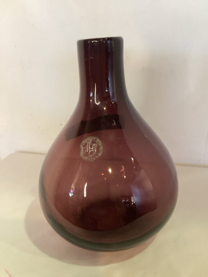 Brown Glass Vase