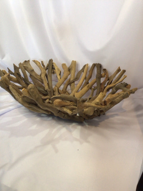 Creative Co-op Natural Drift Wood Bowl