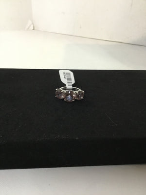 Purple Rhinestone Ring