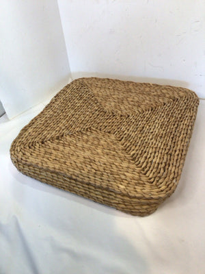 Natural Seagrass Square Floor Cushion
