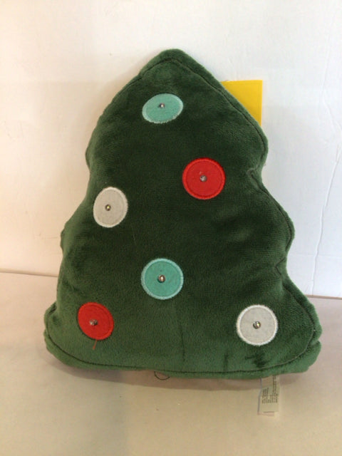 Pillow Green Tree Light up Holiday Item