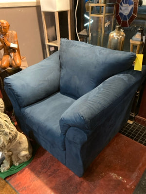 Ashley Arm Velvet Blue Chair