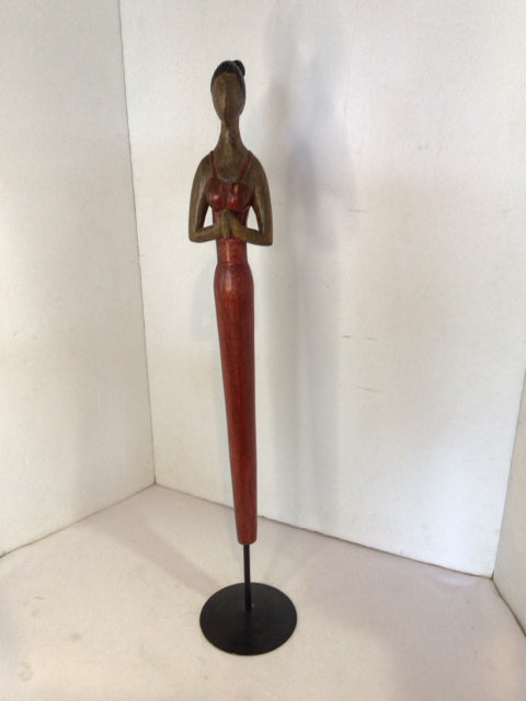 PIER 1 Red/Brown Figurine