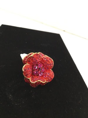 Red Rhinestone Ring