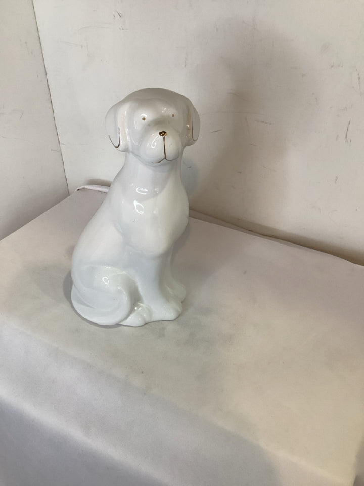 Apropos White Ceramic Dog Figurine