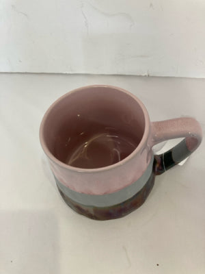 La Rochelle Pink/Green Ceramic Mug