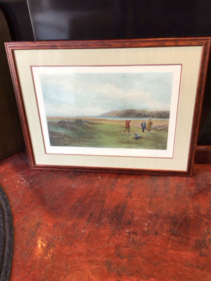 Green Golf Framed Art