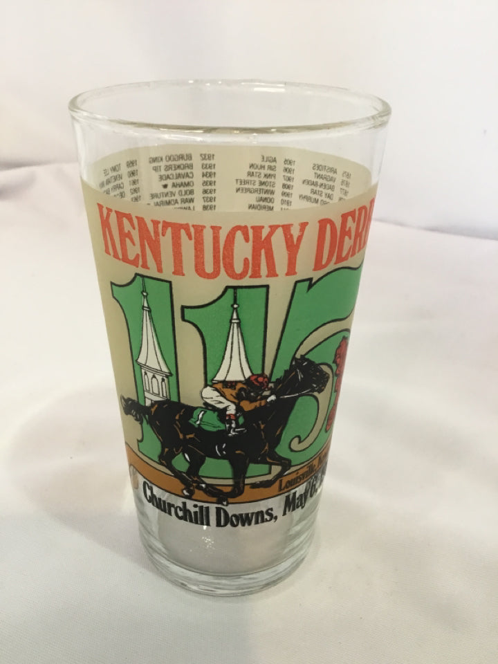 Kentucky Derby Glass