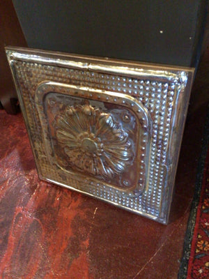 Rustic Pressed Tin Rust Wall Decoration Art