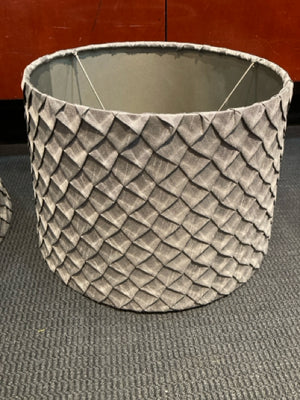 Gray Fabric Wrinkle Pair Lamp Shade