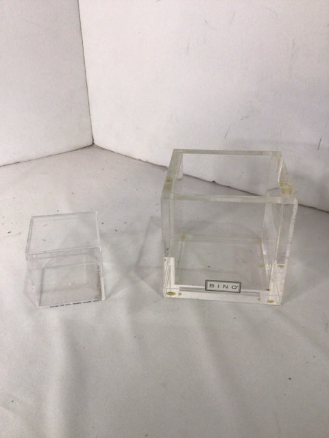 Set of 2 Acrylic Clear Box