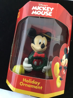 Christmas Multi-Color Resin Mickey Mouse Ornament Holiday Item