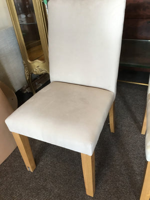 Slipper Velvet Cream Chair 4S2JN2N6