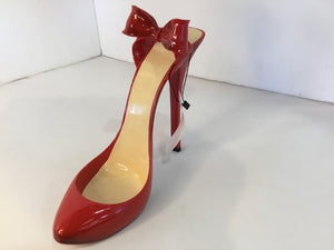 Red Resin Shoe Holiday Item