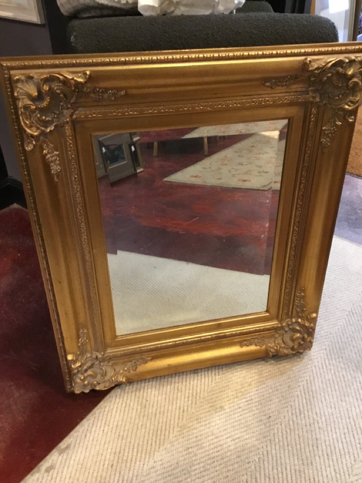 Ornate Gold Beveled Mirror