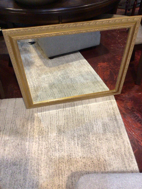 Gold Beveled Mirror
