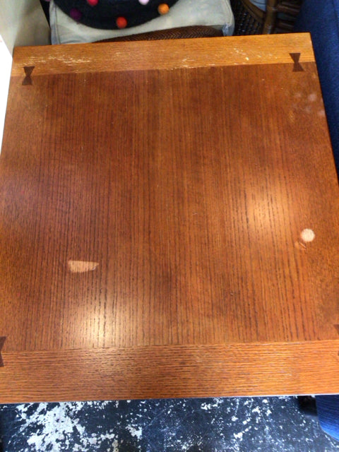 End Wood Brown Table