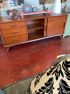 Wayfair Mid-Century Wood Brown TV Stand 22VX4Q8W