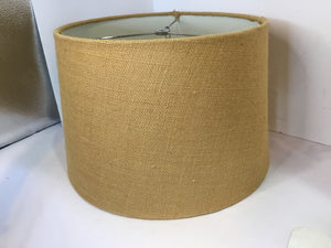 Tan Burlap Lamp Shade